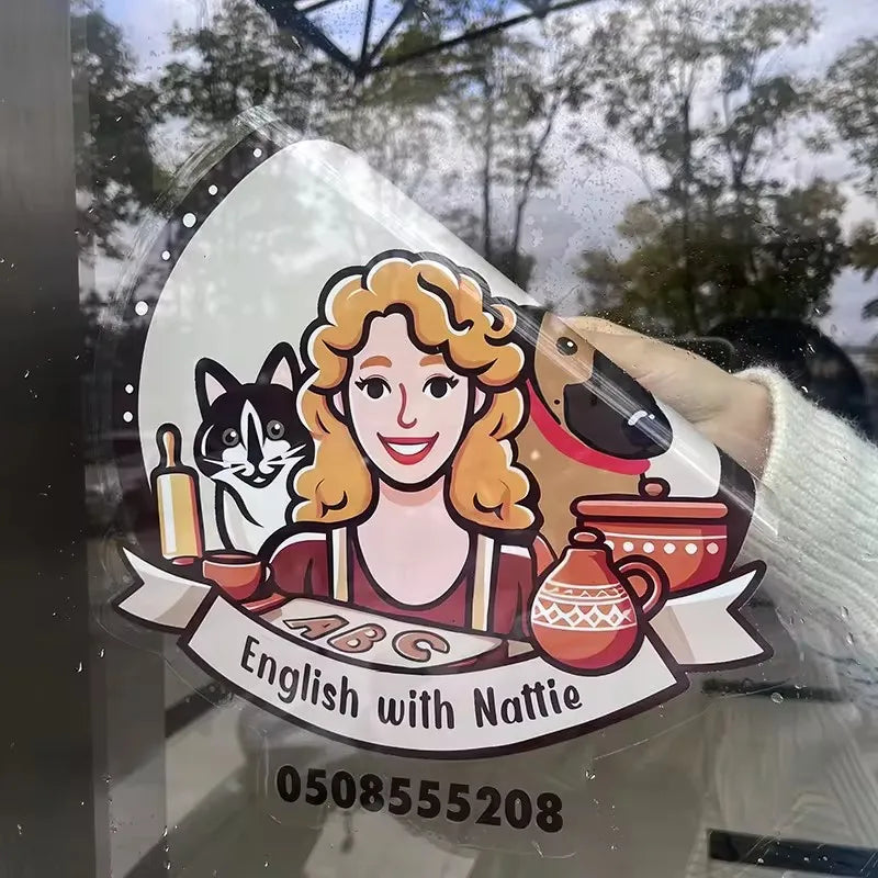 Custom Electrostatic Window Stickers | Reusable UV Print Decals
