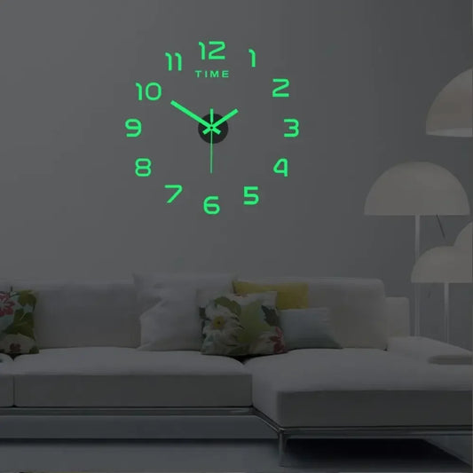 3D DIY Acrylic Wall Clock – Modern Frameless Home Decor DIY Wall Clock Peaceful Pleasures Health and Wellness