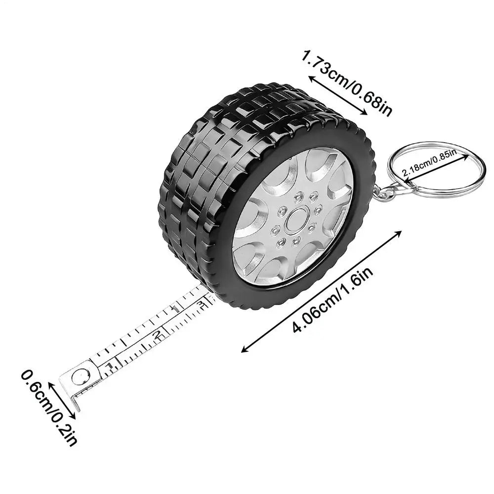 Mini Retractable Tape Measure Keychain – 10m Portable Ruler