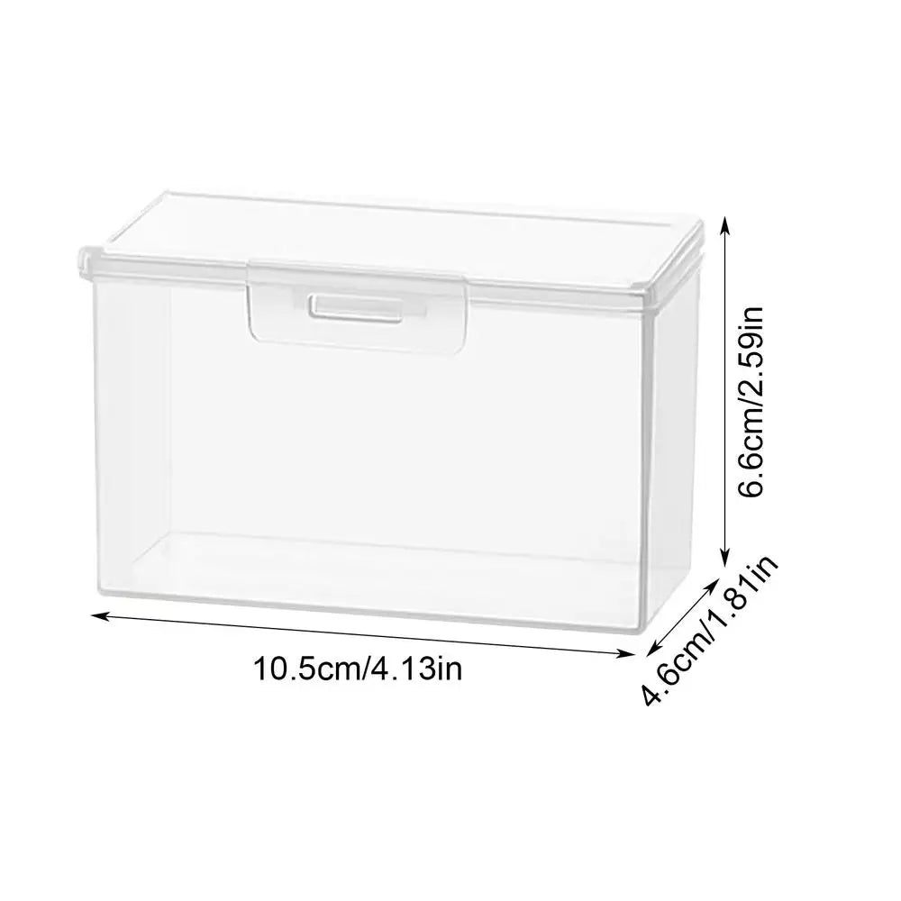 Transparent Cotton Swab Holder Travel Organizer Box