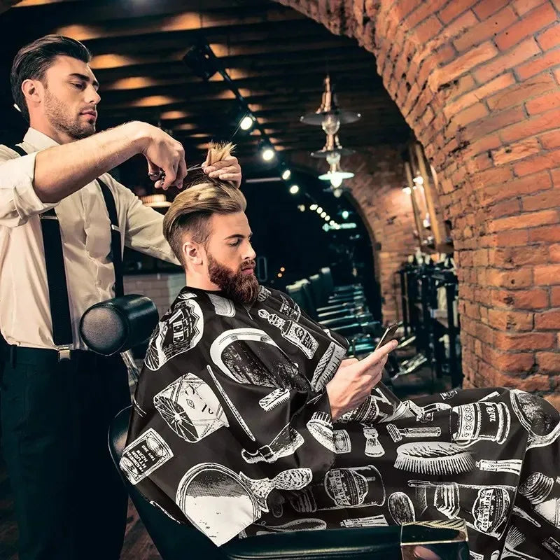 Waterproof Salon Barber Cape | Professional Hair Cutting Apron