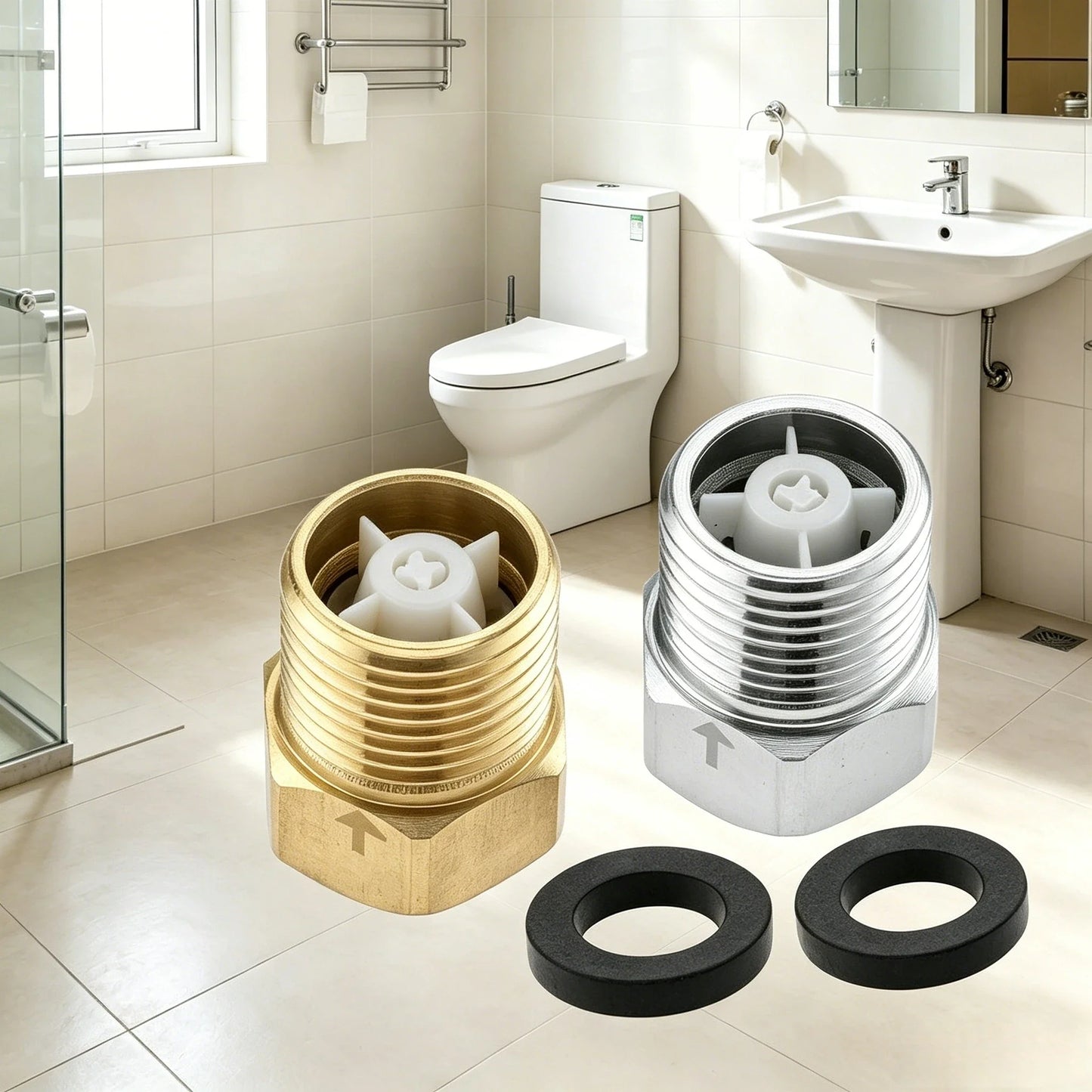 304 Stainless Steel Check Valve 29×22mm | One-Way Non-Return