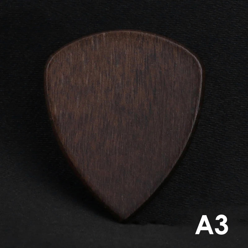 Wooden Acoustic Guitar Picks Bass Ukulele Plectrum Hearted Shape