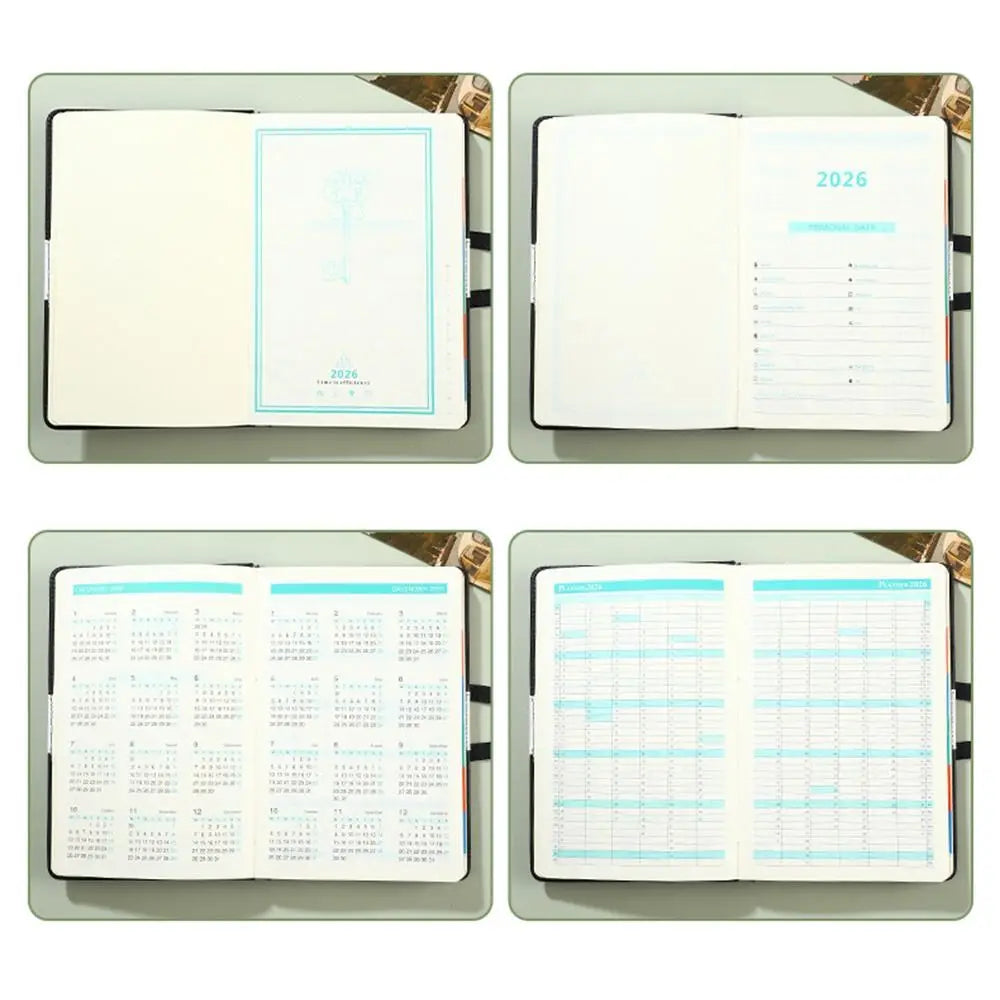 2026 A5 Schedule Planner Notepad | 12-Month Agenda Notebook