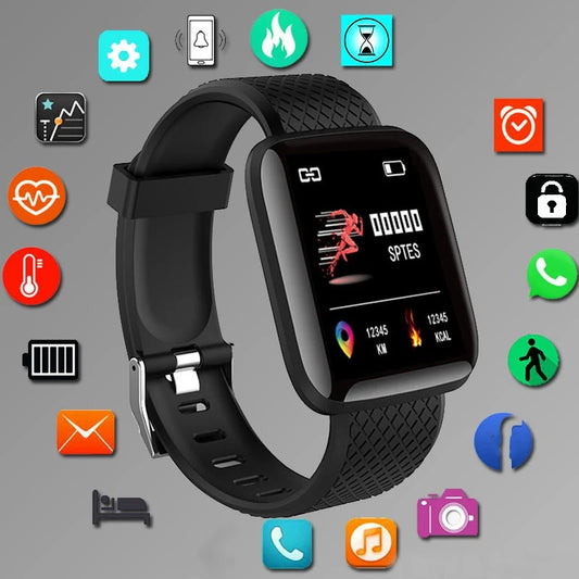 CHAONB Smartwatch Fitness Tracker | Android & iOS | Heart Rate Fitness Smartwatch Peaceful Pleasures Health and Wellness