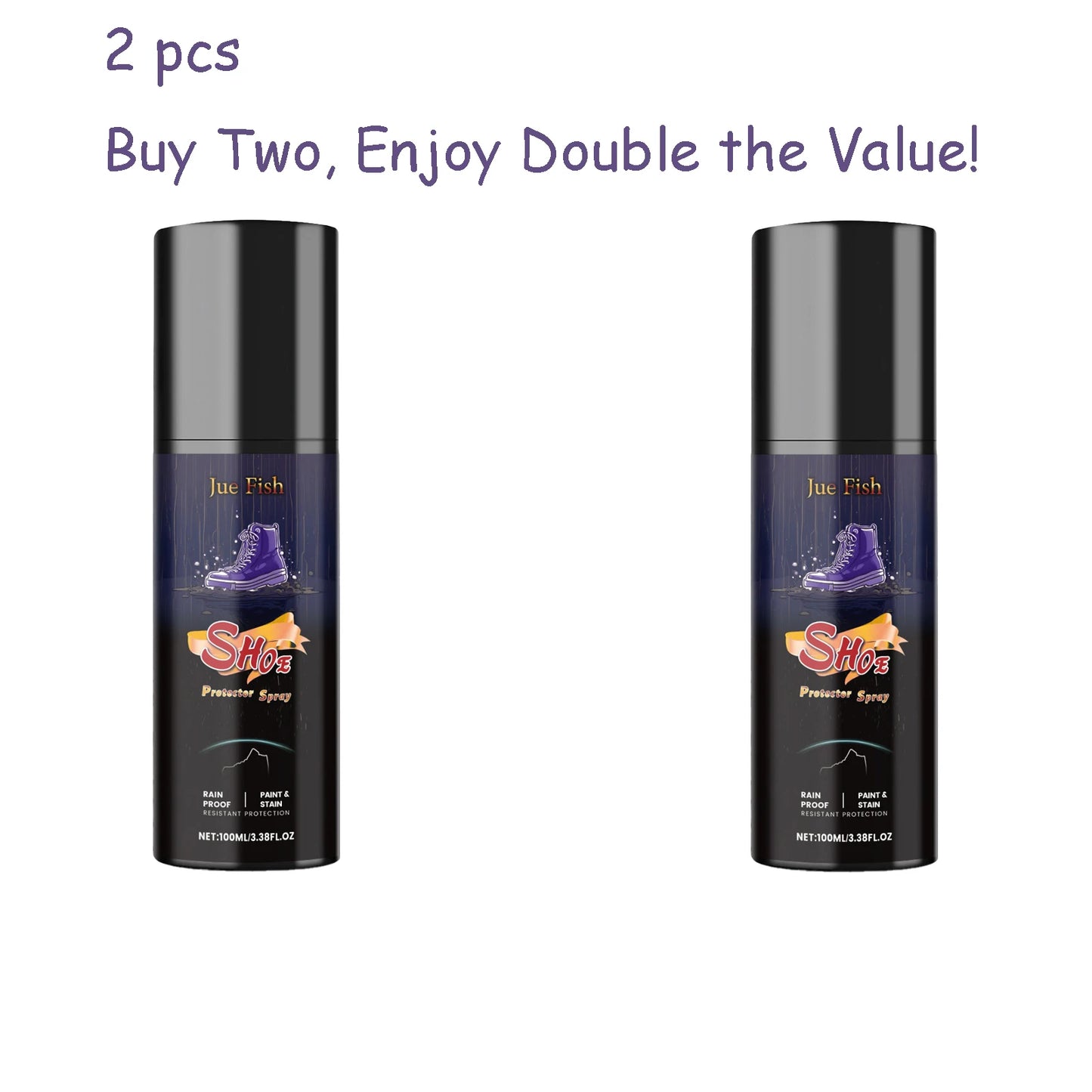 100ml Waterproof Shoe Protector Spray | Suede Canvas Sneakers Shoe Protector Spray Peaceful Pleasures Health and Wellness 2 pcs