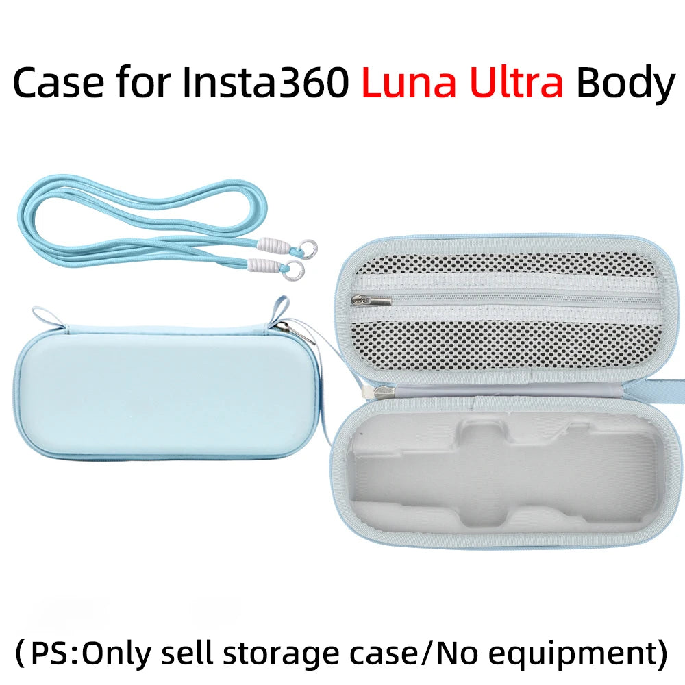 PU Storage Bag for Insta360 Luna Ultra – Dust-Proof Case