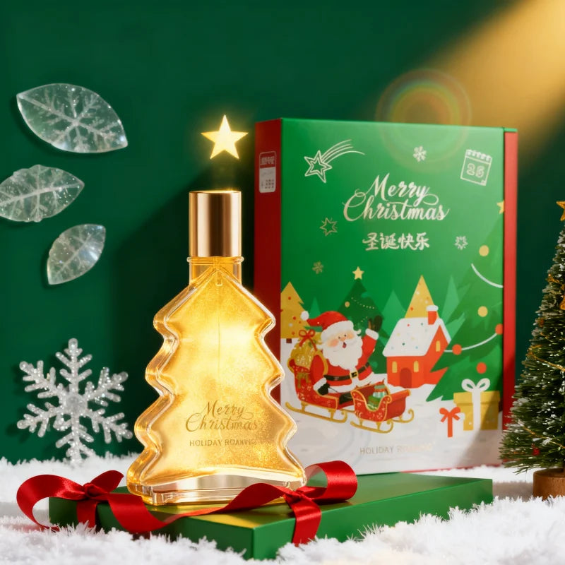 Christmas Holiday Perfume Christmas Tree Pineapple Gingerbread Long-lasting Fragrance Floral Fruity Gift Set Pheromone Perfume Peaceful Pleasures Health and Wellness