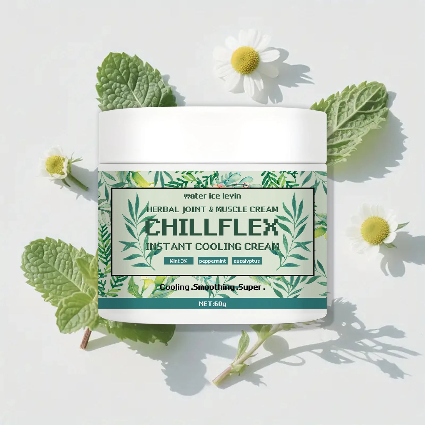 CHILLFLEH Cooling Cream – Mint & Eucalyptus Body Cream 60g