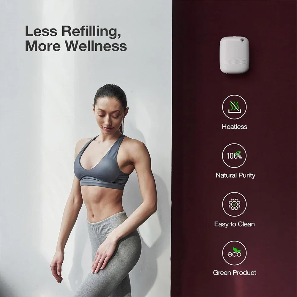 NAMSTE Bluetooth Waterless Oil Diffuser – 2,000 Sq Ft Peaceful Pleasures Health and Wellness