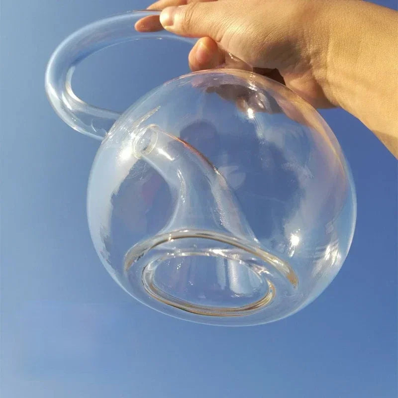 Klein Bottle Glass Ornament | 4D Math Art Decor & Gift