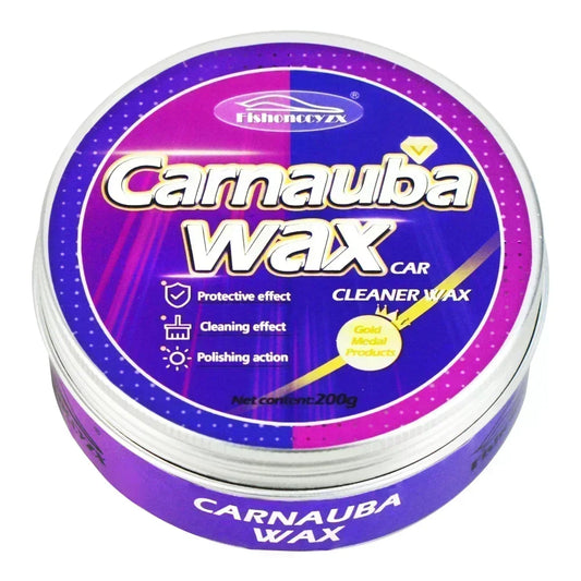 Car Wax Auto Paint Care Carnauba Paste Wax Brazilian Polishing Wax Paste High Gloss Shine Super Hydrophobic Coating Glazing Peaceful Pleasures Health and Wellness