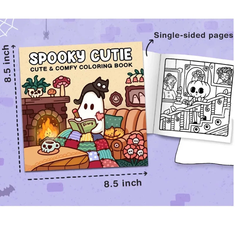 40 Pages Cute European America Coloring Book Kids Drawing Christmas