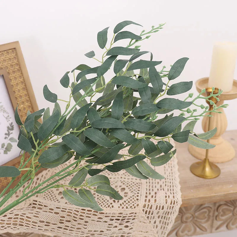 Artificial Silk Willow Leaf Garland | Home & Wedding Decor