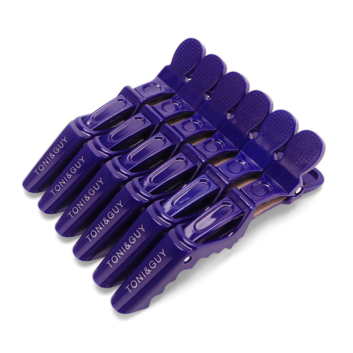 6Pcs Salon Alligator Hair Clips Traceless Hairdressing Clips Claws Section Barbershop Beauty Styling Tools Hairpin Accessories Peaceful Pleasures Health and Wellness blue