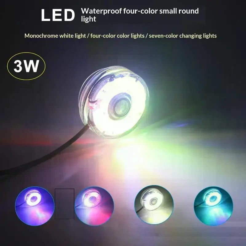 USB LED Submersible Aquarium Light – Colorful Waterproof Lamp