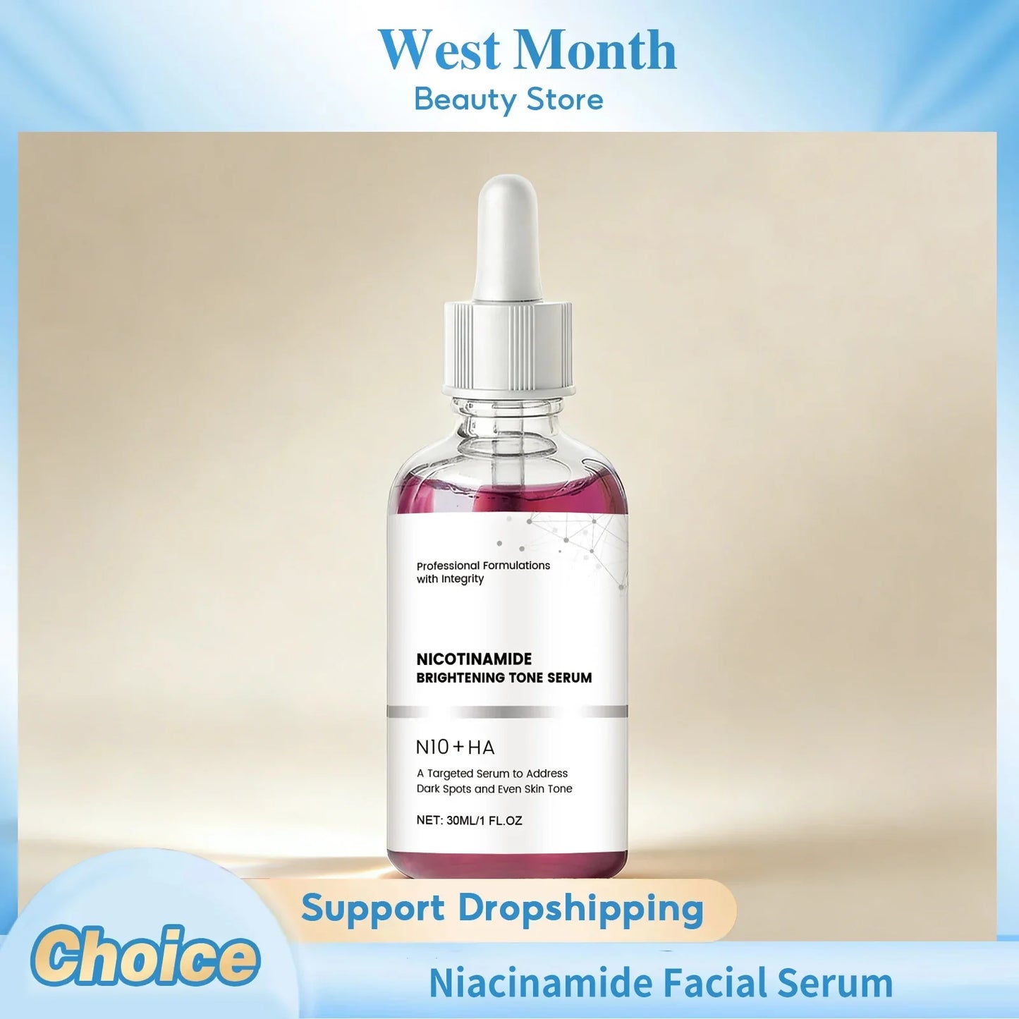 Niacinamide Facial Serum – Brightening, Firming & Hydrating 30ml