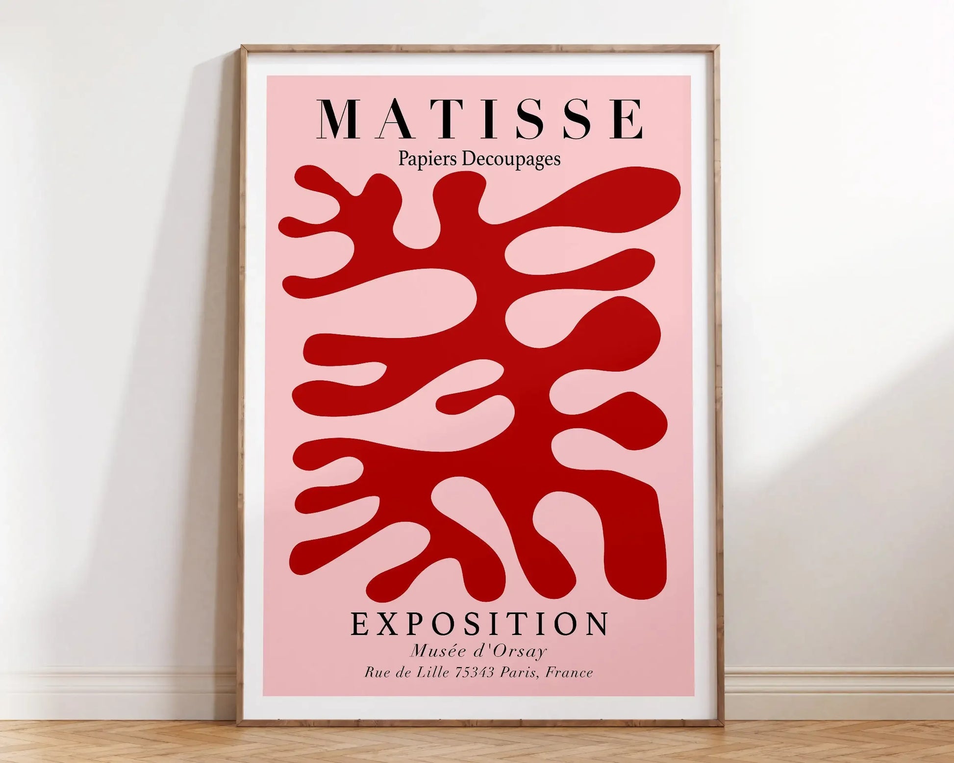 Abstract Flowers Matisse Poster and Prints Flower Market Matisse Floral Canvas Matisse Botanical Cut Outs Exhibition Painting Peaceful Pleasures Health and Wellness