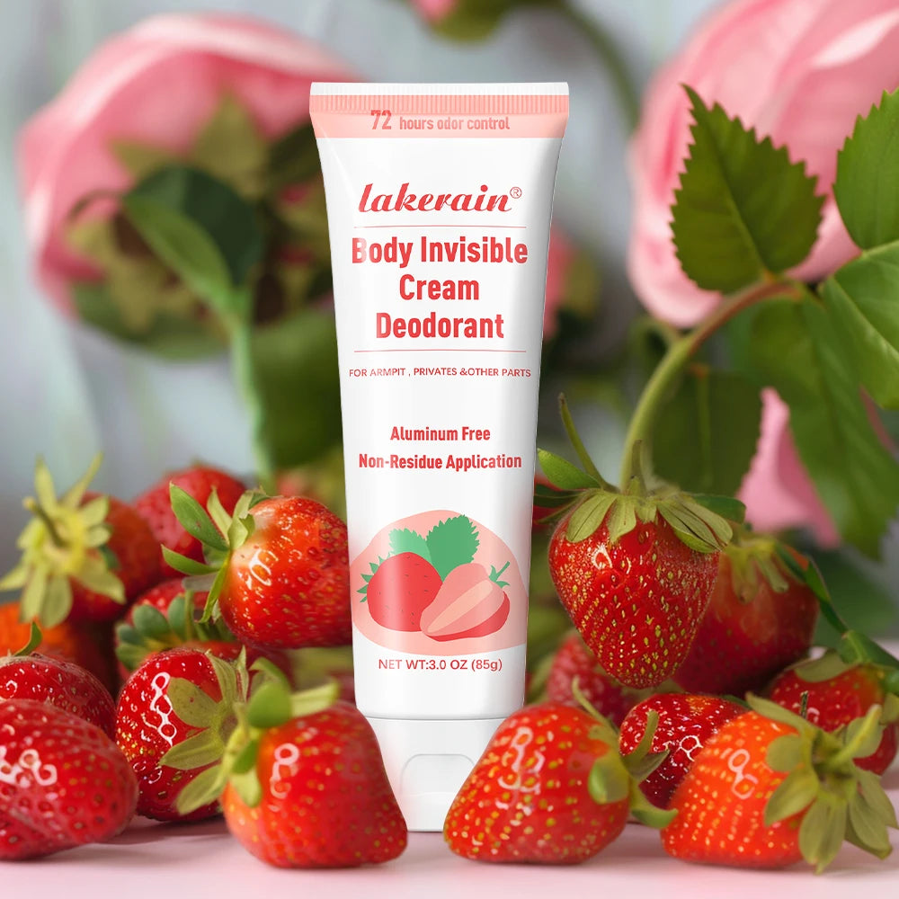 Perfume Cream Deodorant Cream Long Lasting Fragrance Blueberry Strawberry Fruit Fragrance Oil Aroma Cooling armpit Cream Peaceful Pleasures Health and Wellness