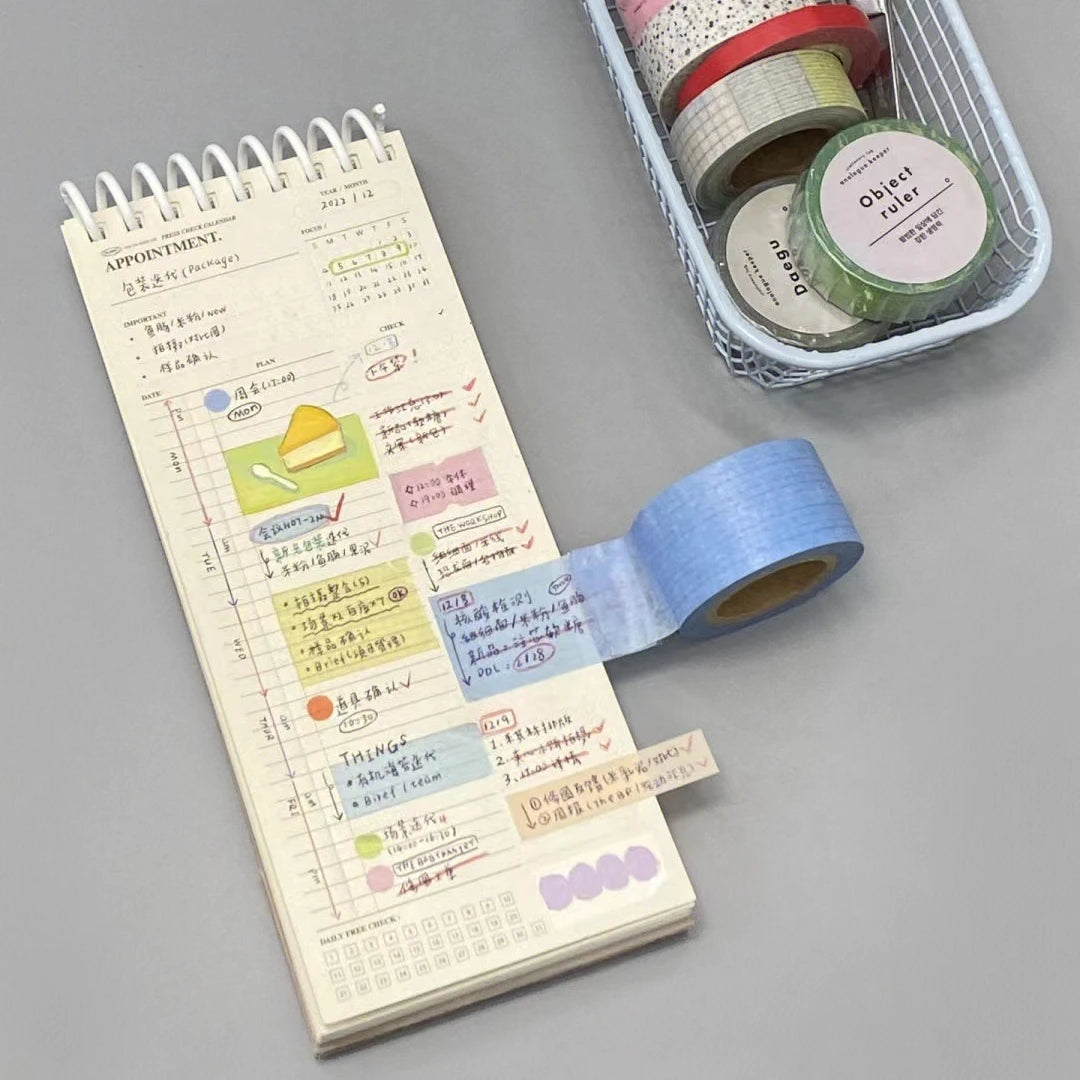 Bview Art 28-sheet Monthly Planner Notebook Calendar Schedule Agenda