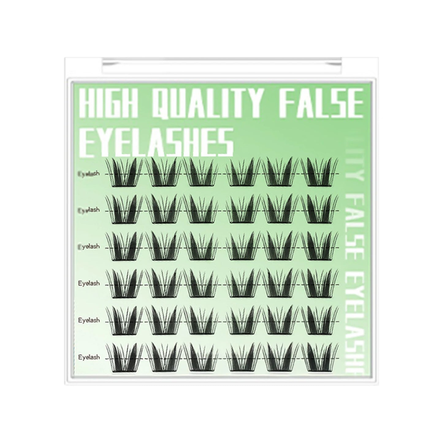 Self Adhesive Manga False Eyelashes Glue Free Ultra Thin Wispy Lashes Extension 7-13mm Natural Korean Eyelash Enlarge Your Eyes Peaceful Pleasures Health and Wellness style 3