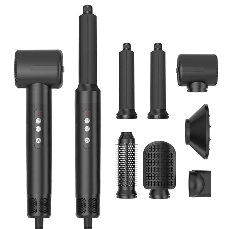 URGGU 7-in-1 Hair Dryer & Styler 1400W – Curl, Dry & Straight
