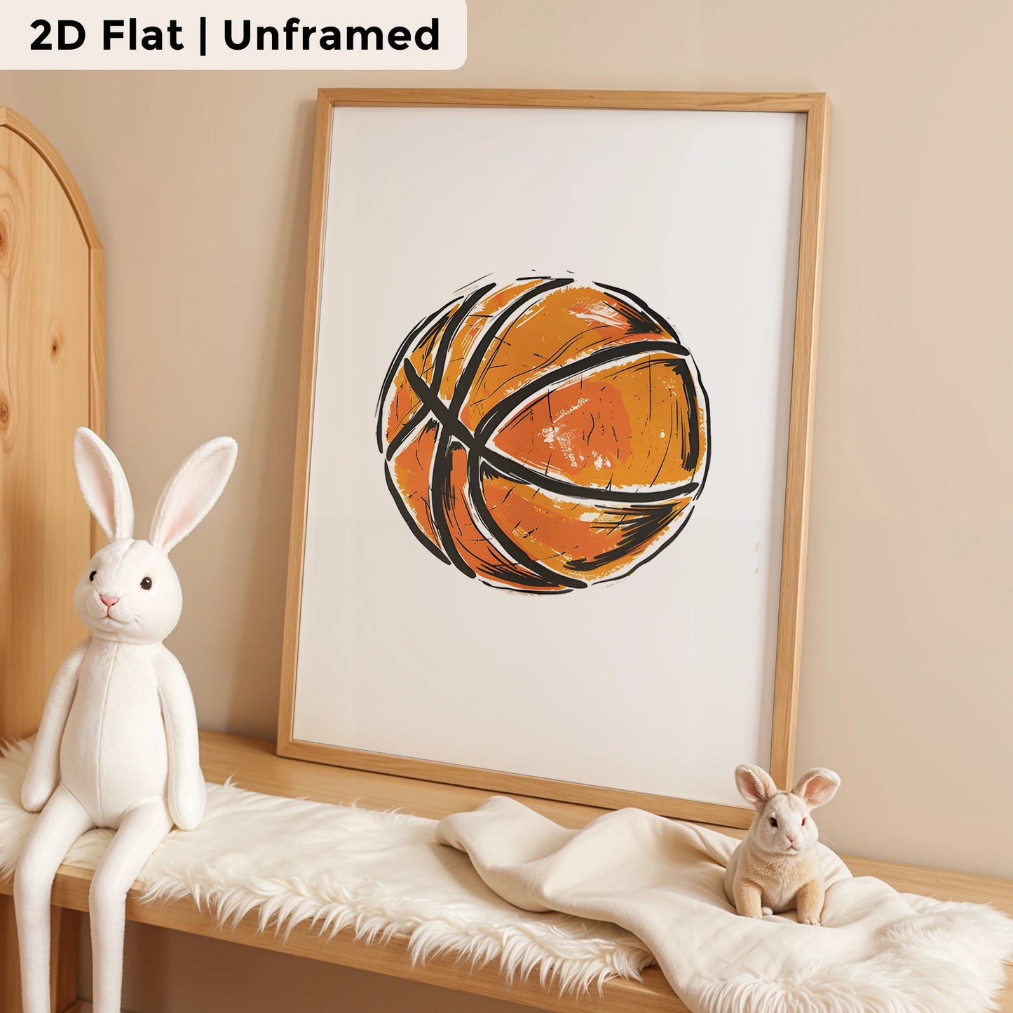 3-Piece Basketball Canvas Wall Art Print | Sports Poster Set