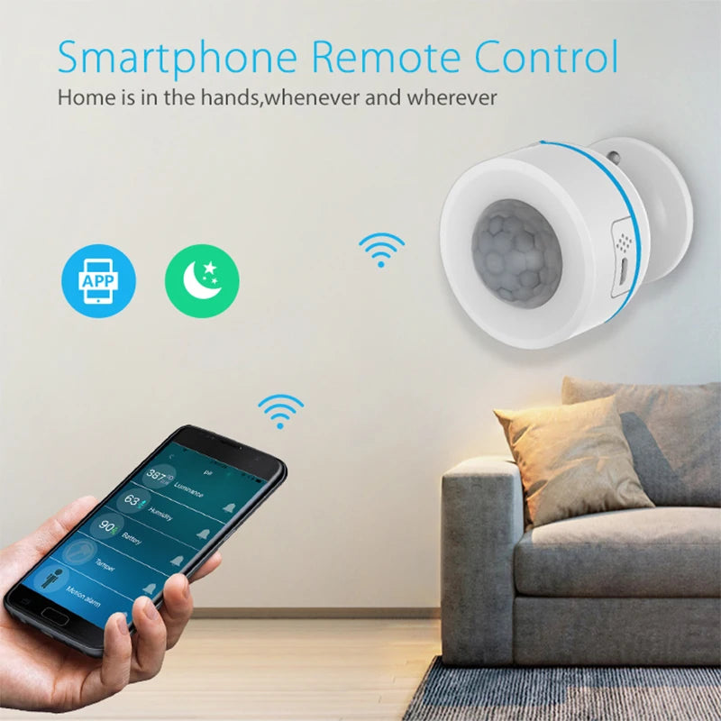 NEO Coolcam Z Wave Plus PIR Motion Detector Temperature Humidity Light Sensor USB ZWave PIR Motion Sensor Work With Smartthing Peaceful Pleasures Health and Wellness