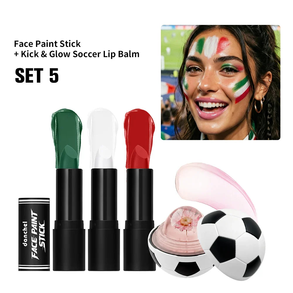 Waterproof Face Paint Stick & Lip Balm Combo | Cosplay & Party