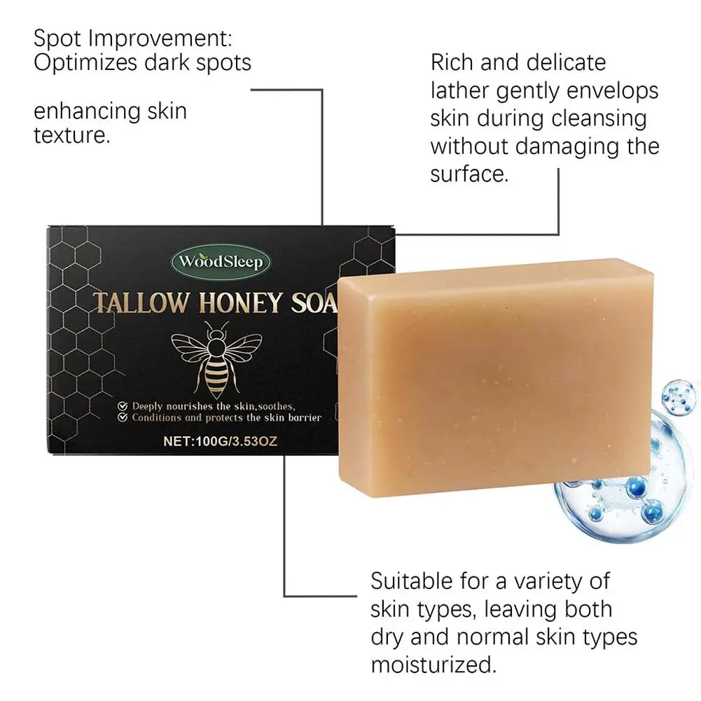 Beef Tallow Soap Bar,Natural Grass Fed Tallow Soap,Moisturizing Face Body Wash For Dry, Itchy, Sensitive Skin CareBath Soap Peaceful Pleasures Health and Wellness