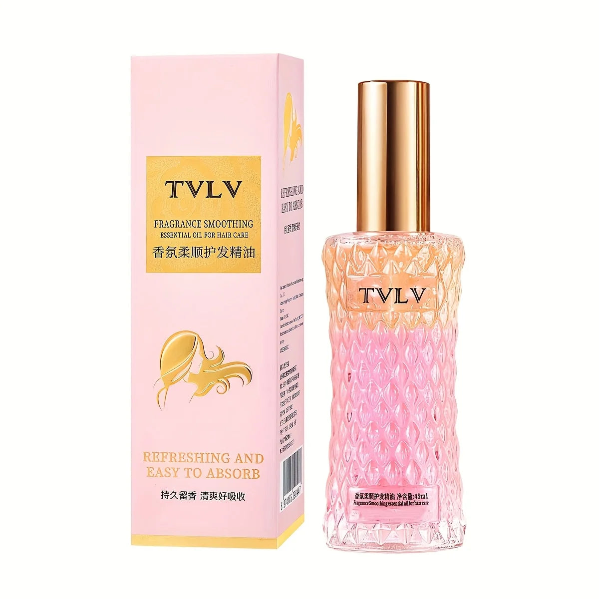 Romantic Fragrance Hair Care Essential Oil Spray, Fragrance Hair Conditioner, Smoothing Hair Oil Anti-Frizz, Moisturizing and Nourishing, Heat Protection, Long-Lasting Fragrance, Refreshing and Easily Absorbed Hair Care Spray Peaceful Pleasures Health and Wellness 1 Bottle