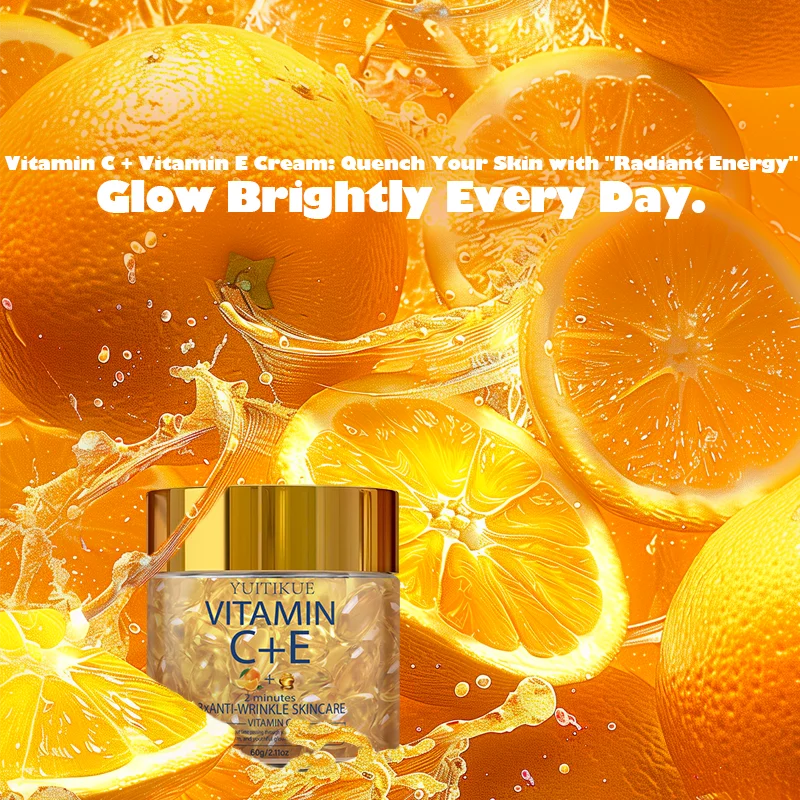 YUITIKUE Vitamin C & E Face Cream – Brightening Moisturizer