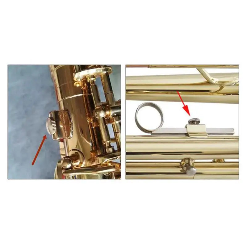 Brass M4 Finger Ring Screws for Trumpet & Saxophone – 2pcs