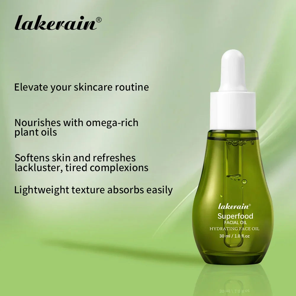 Lakerain Hydrating Facial Oil – Lightweight Nourishing Serum 30ml