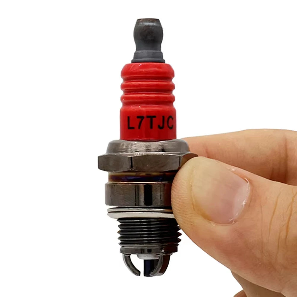 Three-sided Pole Spark Plug L7T 2 Stroke For Gasoline Chainsaw and Brush Cutter Engine Ignition Electrode Auto Replacement Parts Peaceful Pleasures Health and Wellness