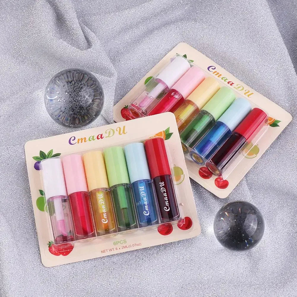 Fruit Lip Oil, Plumping Lip Tint Moisturizing Lip Gloss Fruit Flavoured Lip oil For Dry Lip's Moisturizing Hydrating Nourish Peaceful Pleasures Health and Wellness