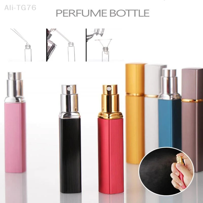 12ml Aluminum Refillable Perfume Spray Bottle | Travel Atomizer