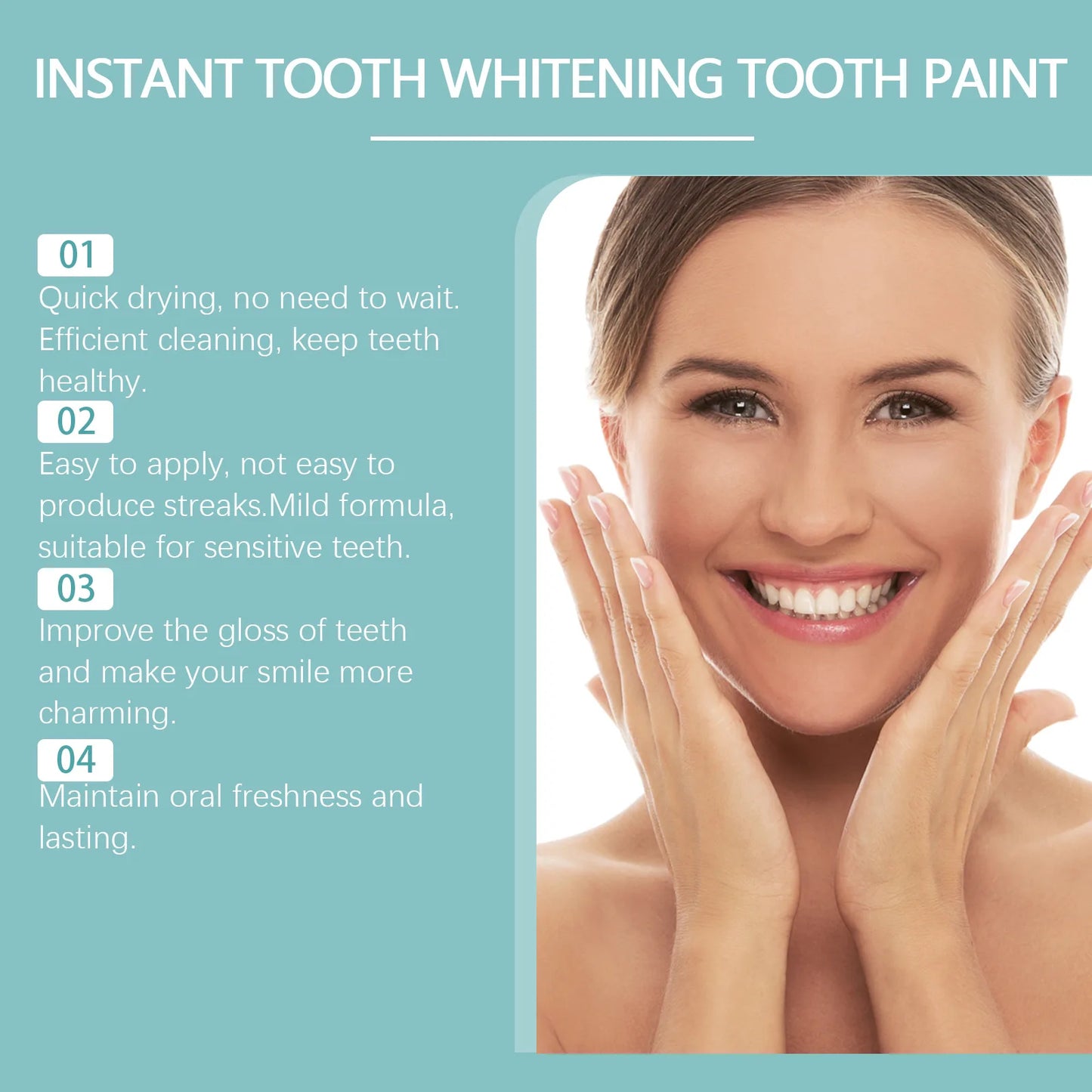 Instant White Tooth Paint Teeth Whitening Varnish | 15ml