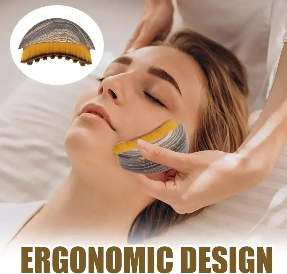 Face Contour Sculpting Brush – Jawline & Chin Massager