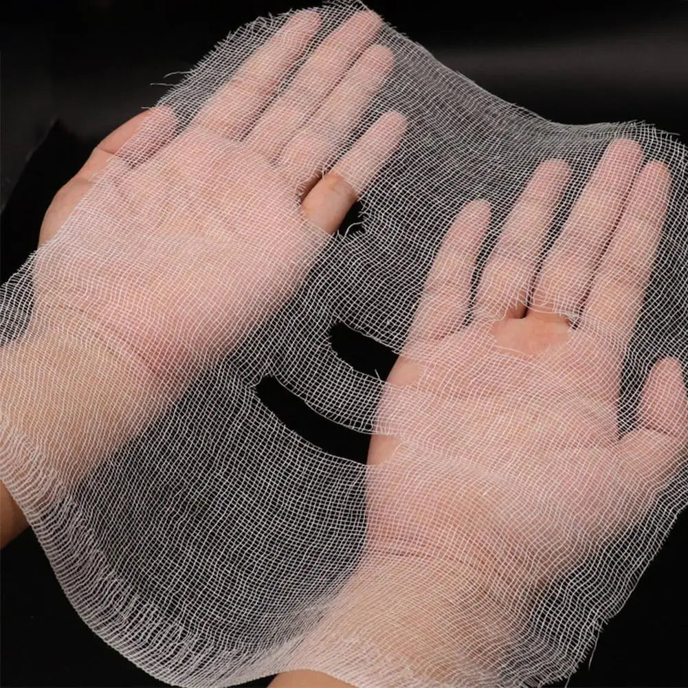 50-Pack Disposable Facial Gauze Sheets – Soft Face Mask Sheets