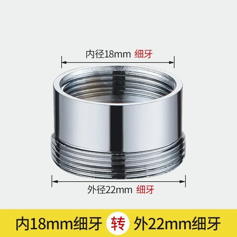 Brass Faucet Thread Coupler 1/2" to M16–M28 | Kitchen & Bath