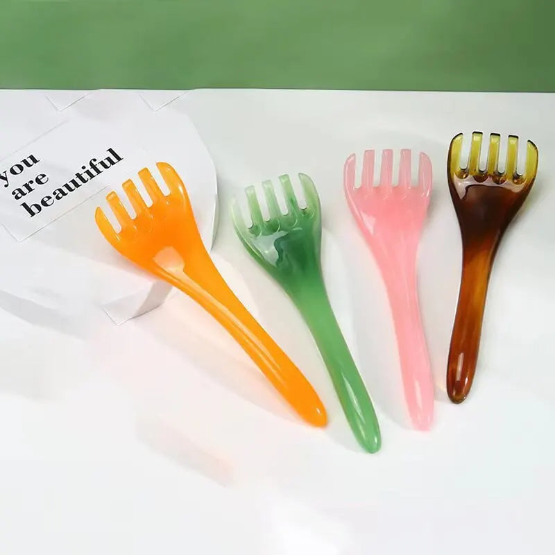 4 PCS Portable Scalp Back Massager Head Scratcher for Deep Relaxation SPA Head Massager Can Be Used on Every Part of the Body Peaceful Pleasures Health and Wellness