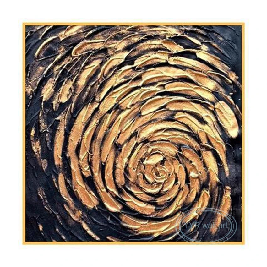 New Decor Oil Painting Handmade Abstract Wall Art Modern Canvas Hanging Picture Living Room Bedroom Restaurant Portfolio Image Peaceful Pleasures Health and Wellness no frame High80cmx140cm