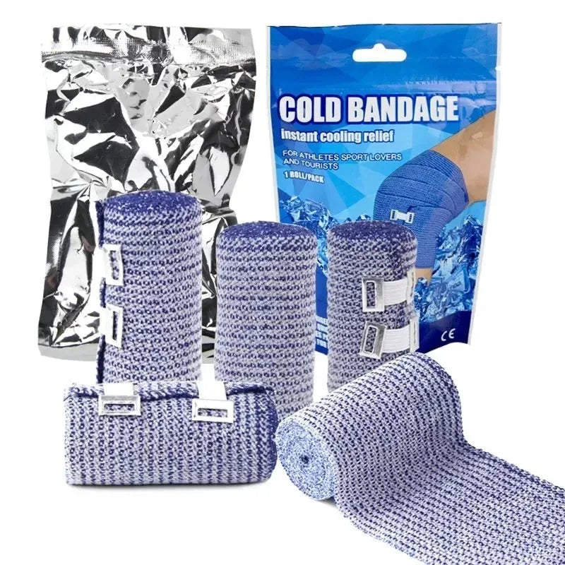 Instant Cooling Ice Bandage Tape | Self-Adhesive Athletic Wrap