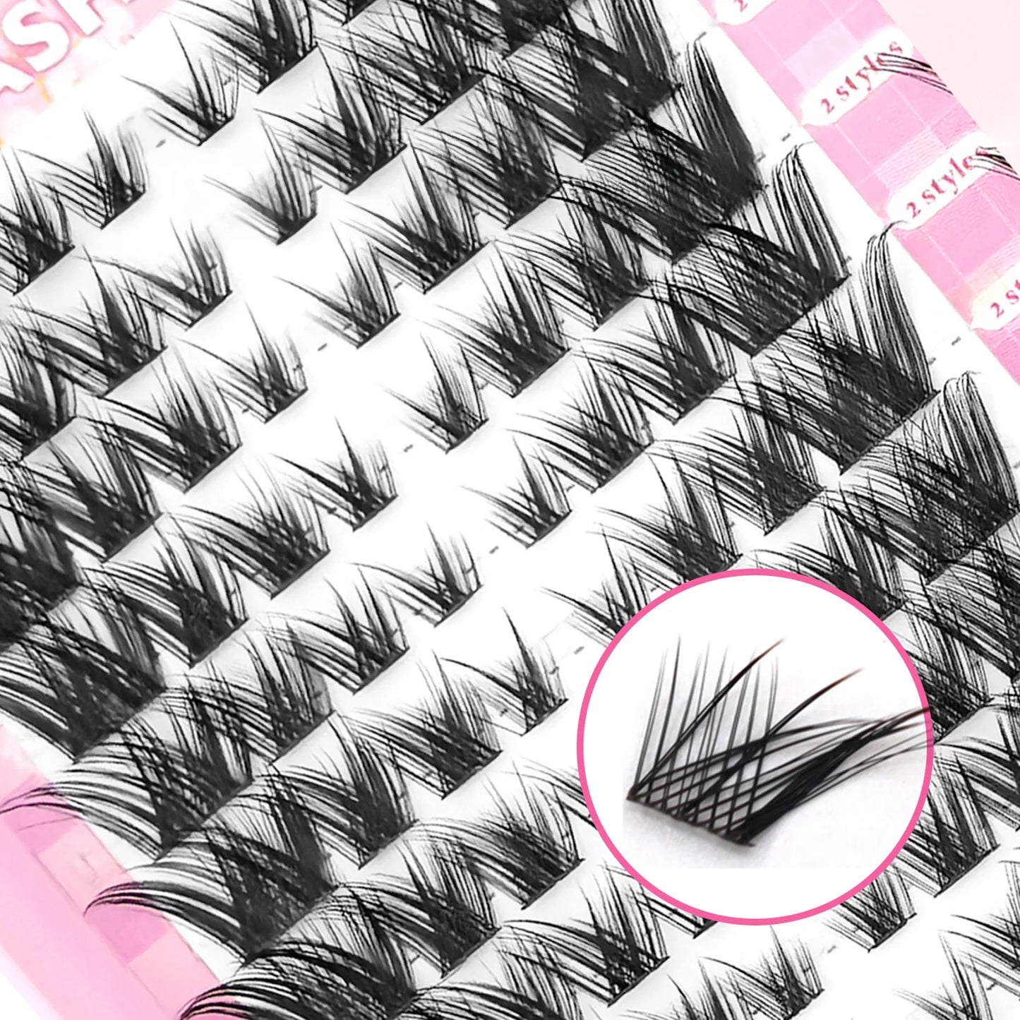 Manga Cluster False Lashes 10–16mm Fluffy Fairy DIY Extensions