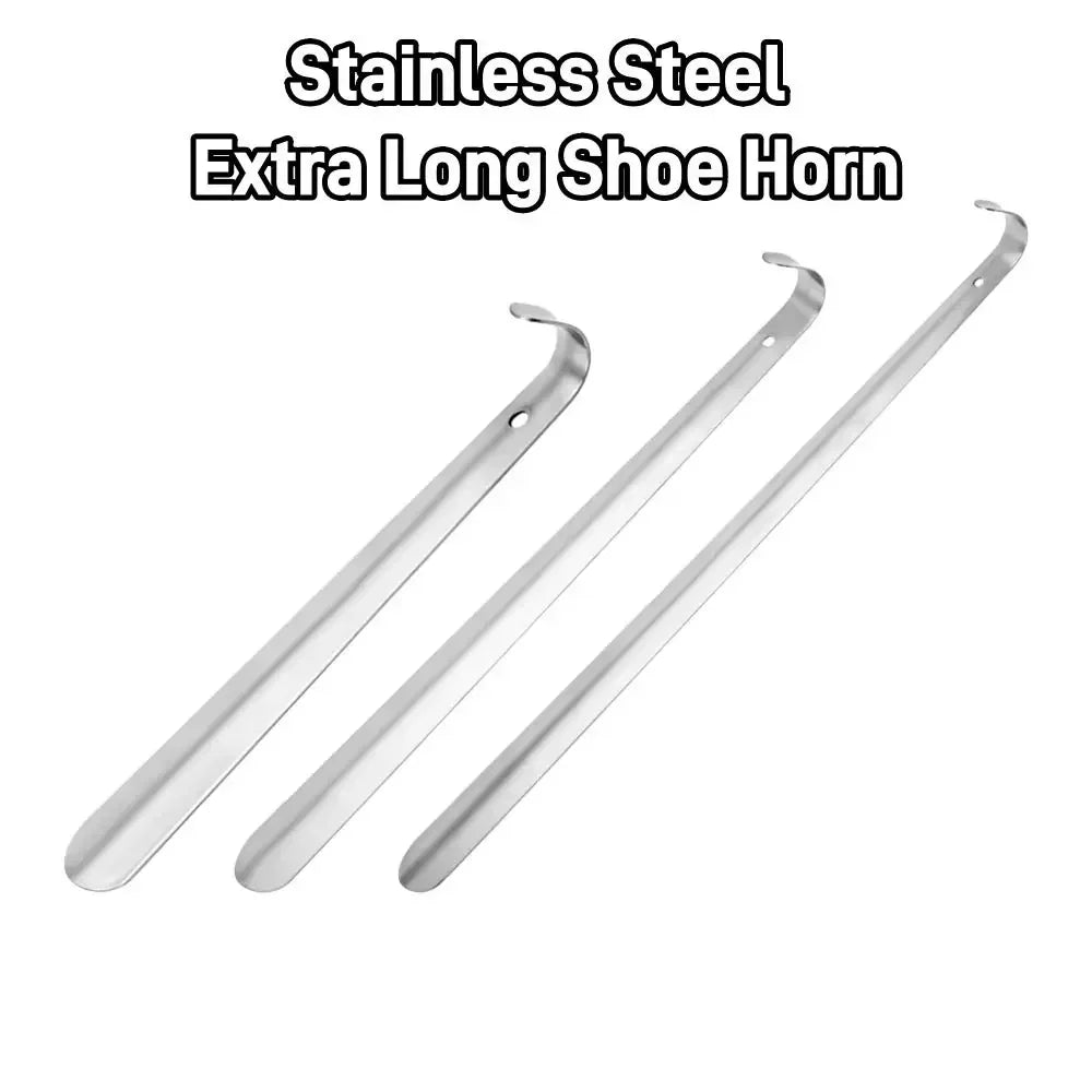 Extra Long Stainless Steel Shoe Horn 30/42/52cm | Men & Women