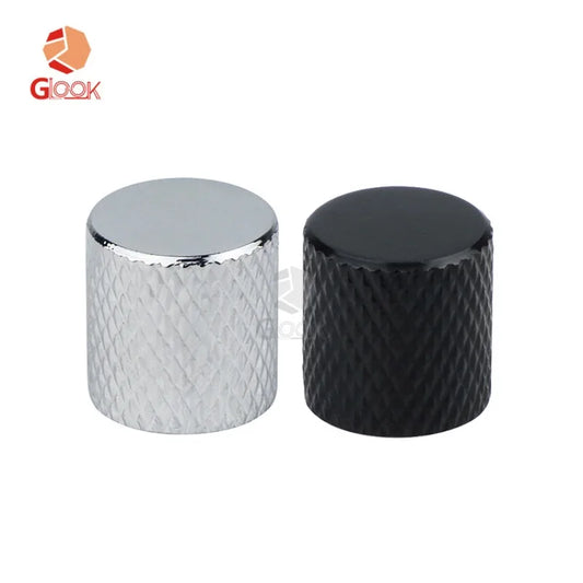 Electric Guitar Bass Metal Knob Cap Potentiometer Hat Tone Volume Flat Peaceful Pleasures Health and Wellness