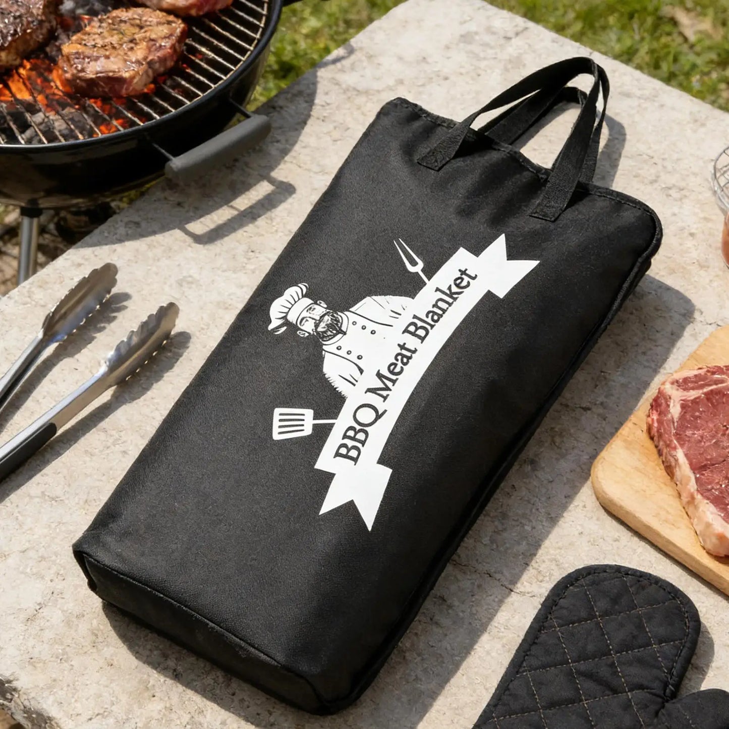 Insulated Meat Resting Bag | Reusable BBQ Blanket Outdoor BBQ Meat Resting Bag Peaceful Pleasures Health and Wellness