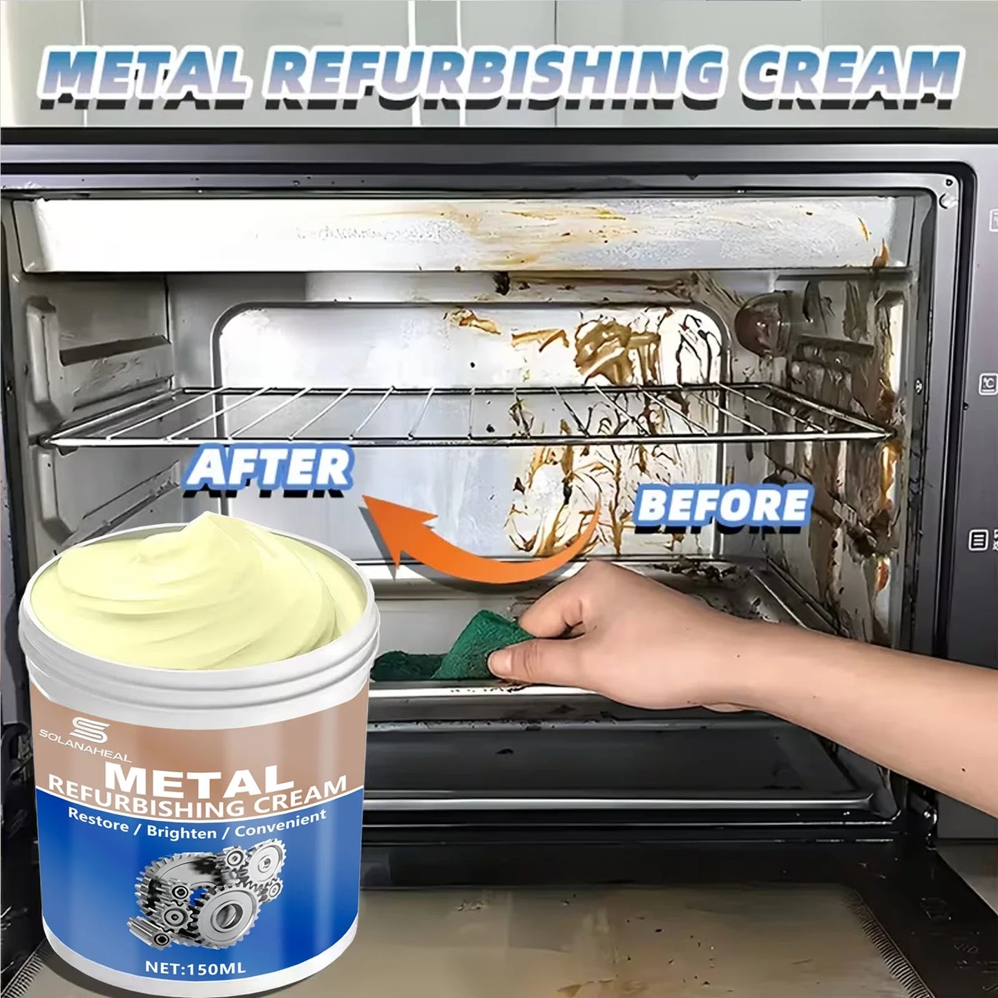 Professional Metal Polishing Paste – Chrome & Auto Care