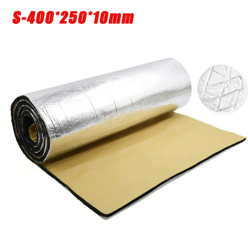 Car Heat & Sound Insulation Mat – Aluminum Foil Foam 5mm/10mm